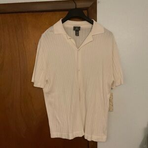 H&M Men's Ivory Polo Shirt